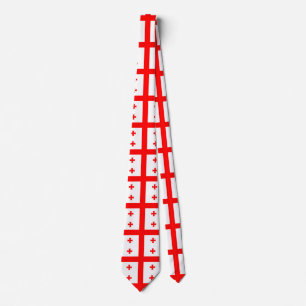 Flag of the Republic of Georgia Tie