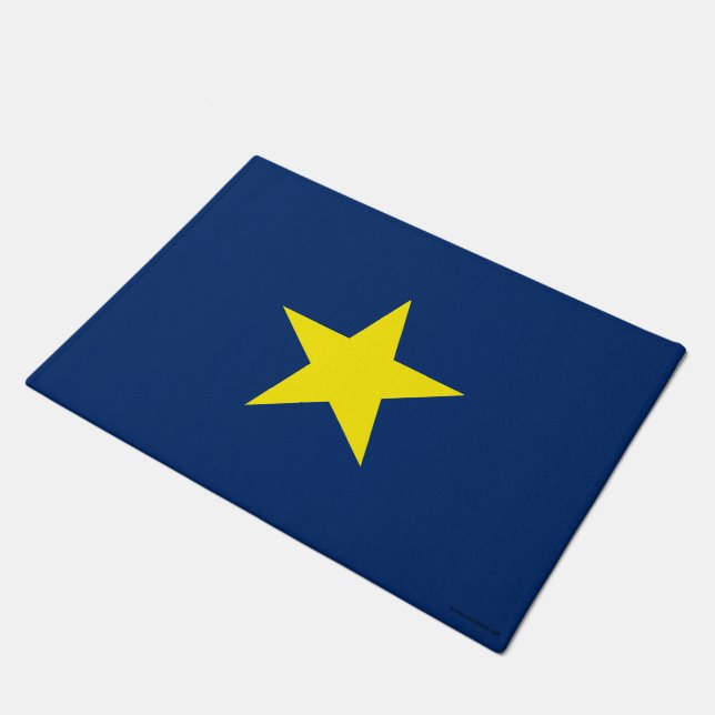 Flag of the Republic of Texas Doormat (Angled)