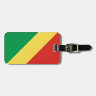 Flag of the Republic of the Congo Easy ID Personal Luggage Tag