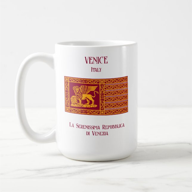 Flag of The Republic of Venice Coffee Mug (Left)