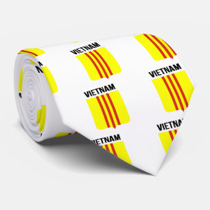 Flag of the Republic of Vietnam Cờ vàng ba sọc đỏ Tie