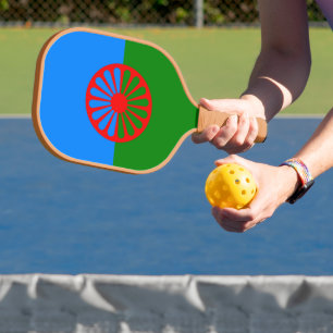 Flag of the Romani people Pickleball Paddle