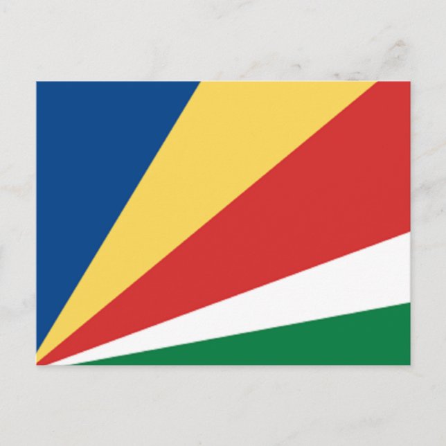 Flag of the Seychelles Postcard (Front)