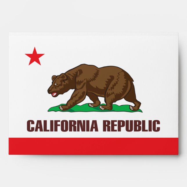 Flag of the state of California Envelope (Front)
