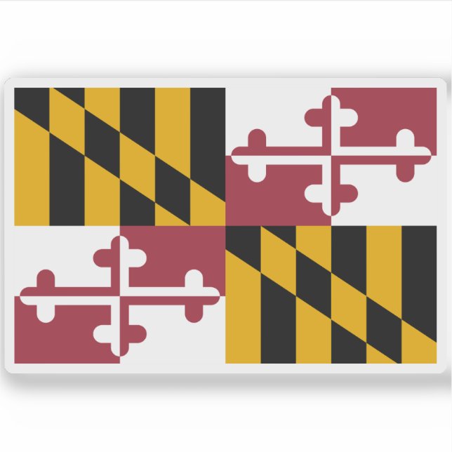 Flag of the state of Maryland, USA (Front)