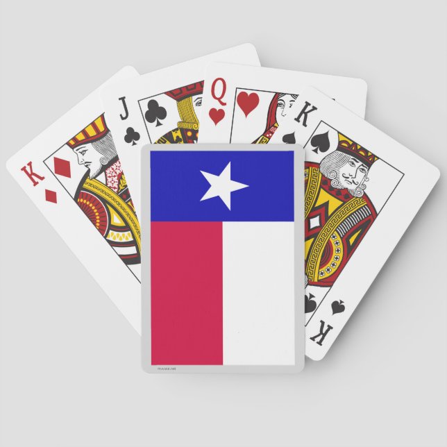 Flag of the state of Texas Playing Cards (Back)