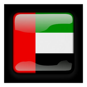 Flag of the United Arab Emirates Poster