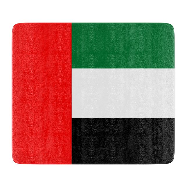 Flag of the United Arab Emirates (UAE) Cutting Board (Front)