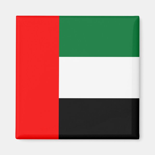 Flag of the United Arab Emirates (UAE) Magnet (Front)