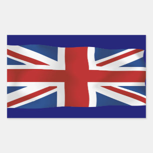Flag of The United Kingdom #2 rectangle Rectangular Sticker