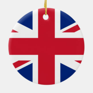 Flag of the United Kingdom Ceramic Tree Decoration