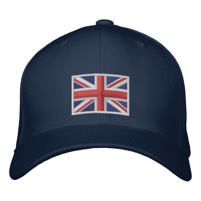 Flag of the United Kingdom Embroidered Hat (Front)