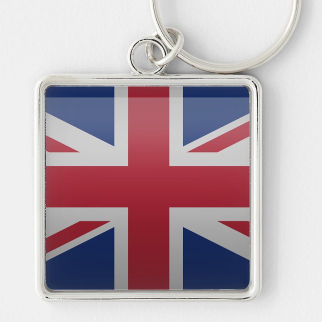 Flag of the United Kingdom Key Ring (Front)