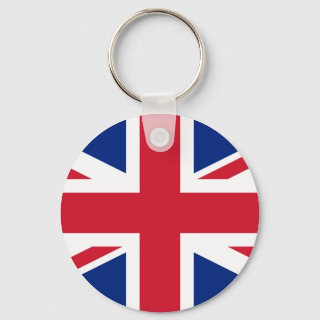 Flag of the United Kingdom Key Ring (Front)