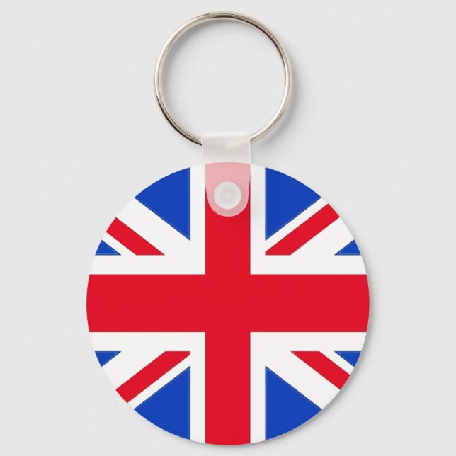 Flag of the United Kingdom Key Ring (Front)