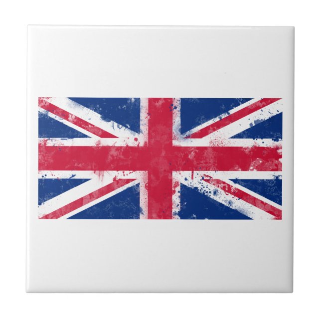 Flag of the United Kingdom or the Union Jack Tile (Front)