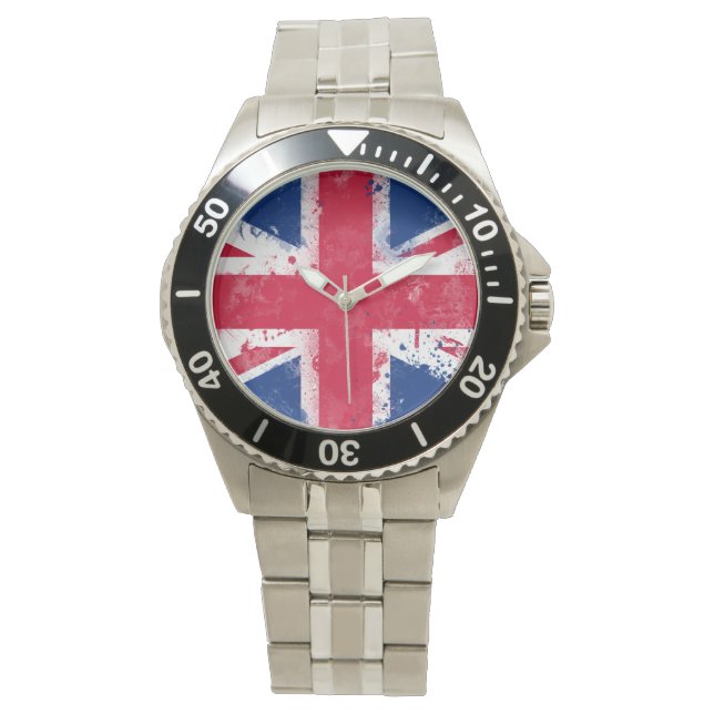 Flag of the United Kingdom or the Union Jack Watch (Front)