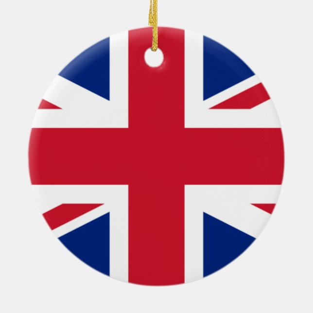 Flag of the United Kingdom Ornament (Back)