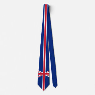 Flag of the United Kingdom pattern Tie