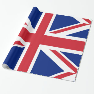 Flag of the United Kingdom. The Union Jack. Wrapping Paper