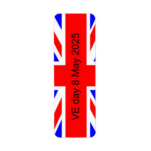 Flag of the United Kingdom VE day 2025 