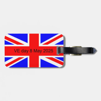 Flag of the United Kingdom VE day 2025  Luggage Tag