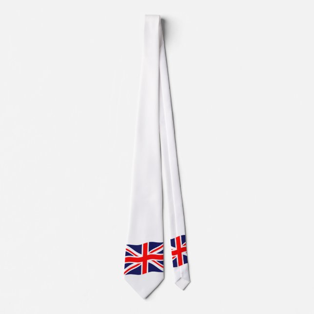 Flag of the United Kingdom + your ideas Tie (Front)