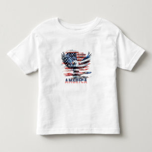 Flag of the United States. America Toddler T-Shirt