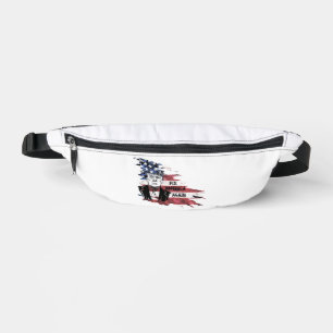 Flag of the United States.Donald Trump. Bum Bags