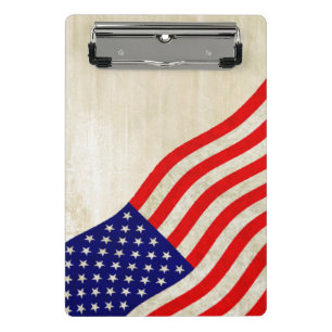 Flag of the United States of America - grungy Mini Clipboard