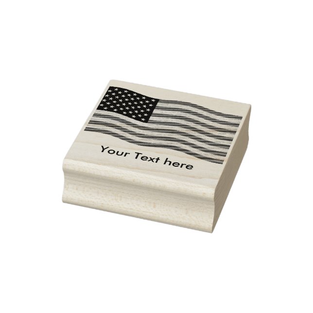 Flag of the United States of America - grungy Rubber Stamp (Stamp)