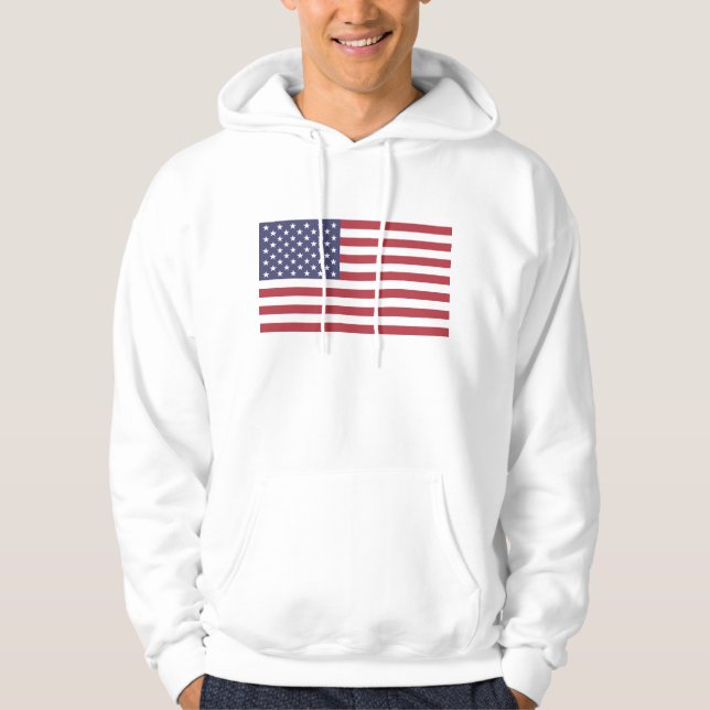 Flag of The United States of America Hoodie (Front)