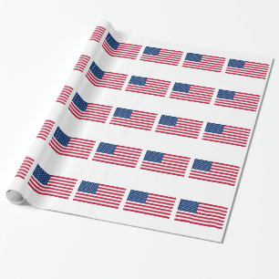 Flag of the United States of America Wrapping Paper