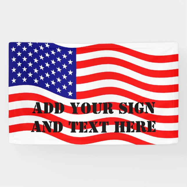 Flag of the United States of America - your ideas Banner (Horizontal)
