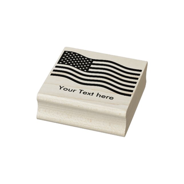 Flag of the United States of America - your ideas Rubber Stamp (Stamp)