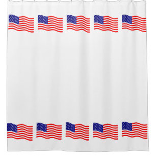 Flag of the United States of America - your ideas Shower Curtain
