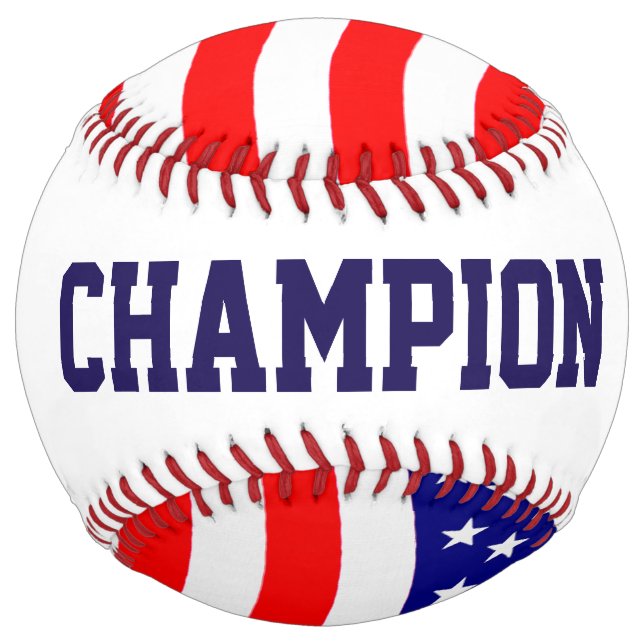 Flag of the United States of America - your ideas Softball (Front)