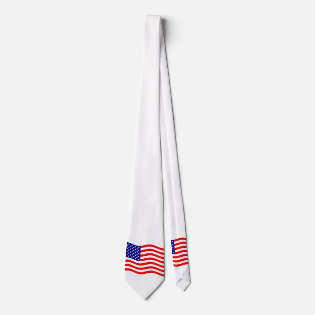 Flag of the United States of America - your ideas Tie (Front)