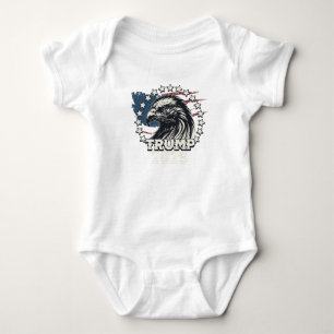  Flag of the United States. President Donald Trump Baby Bodysuit