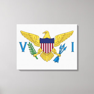 Flag of the United States Virgin Islands Canvas Print