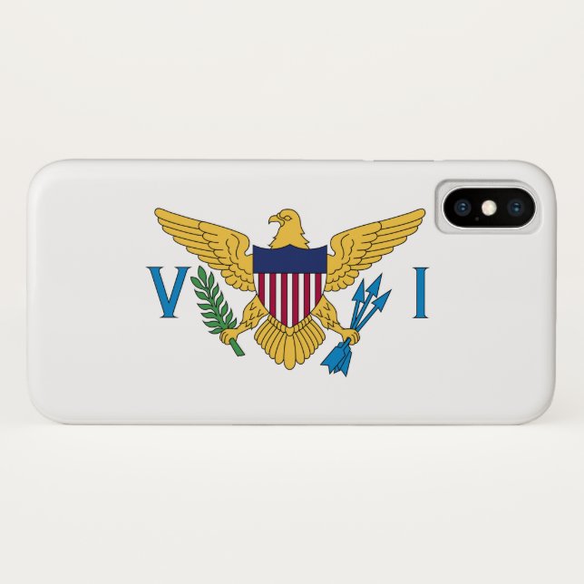 Flag of the United States Virgin Islands Case-Mate iPhone Case (Back (Horizontal))