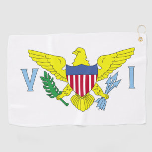 Flag of the United States Virgin Islands Golf Towel