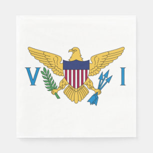 Flag of the United States Virgin Islands Napkin