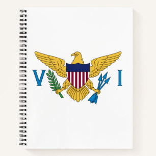 Flag of the United States Virgin Islands Notebook