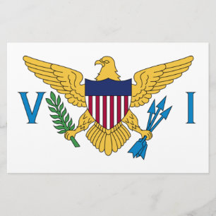 Flag of the United States Virgin Islands Stationery