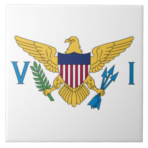 Flag of the United States Virgin Islands Tile
