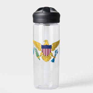 Flag of the United States Virgin Islands Water Bottle