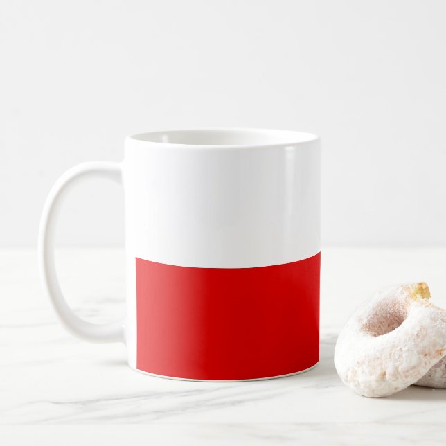 Flag of Thuringia Coffee Mug (With Donut)