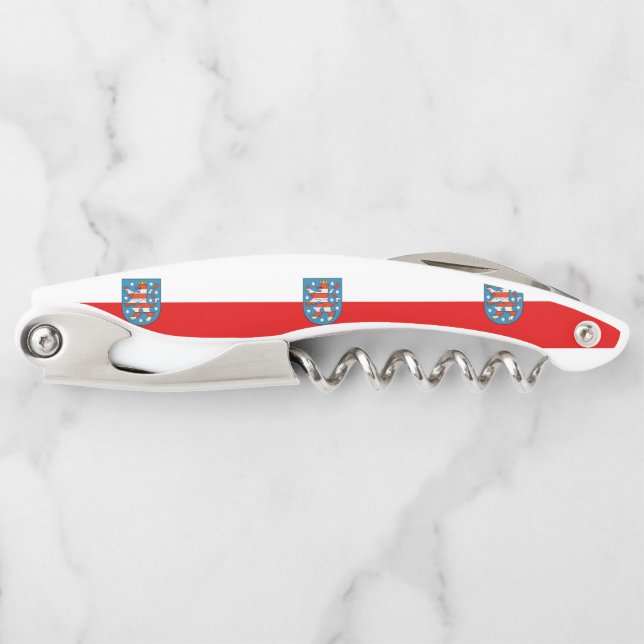 Flag of Thuringia Waiter's Corkscrew (Front)