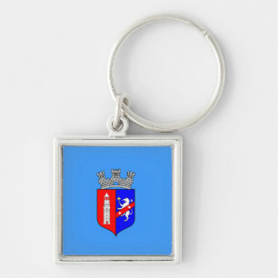 Flag of Tirana, Albania Keychain